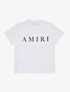 Amiri Bones Logo-print Cotton-jersey T-shirt 4-12 Years 5 Amiri Bones Logo-print Cotton-jersey T-shirt 4-12 Years -Selfridges Store R04183368 WHITE ALT02