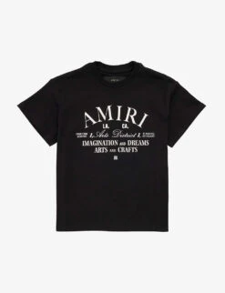 Amiri Logo Rubberised-print Cotton T-shirt 4-12 Years
