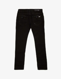 Amiri Stack Stretch-denim Jeans 4-12 Years -Selfridges Store R04183376 BLACK ALT02
