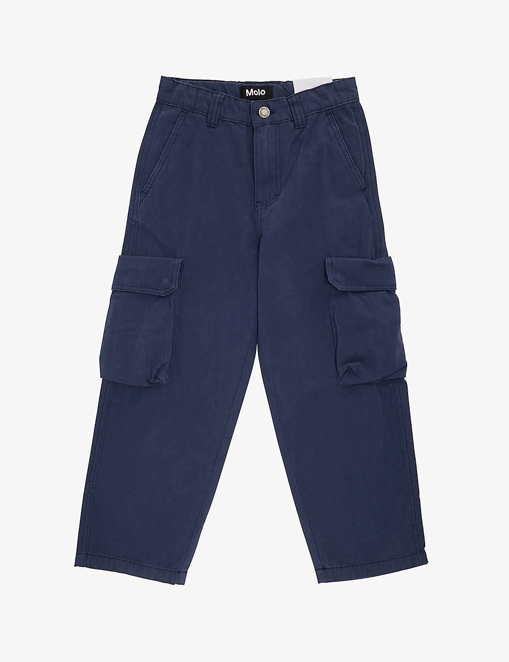 Molo Austin Patch-pockets Cotton Trousers 4-10 Years 1 Molo Austin Patch-pockets Cotton Trousers 4-10 Years