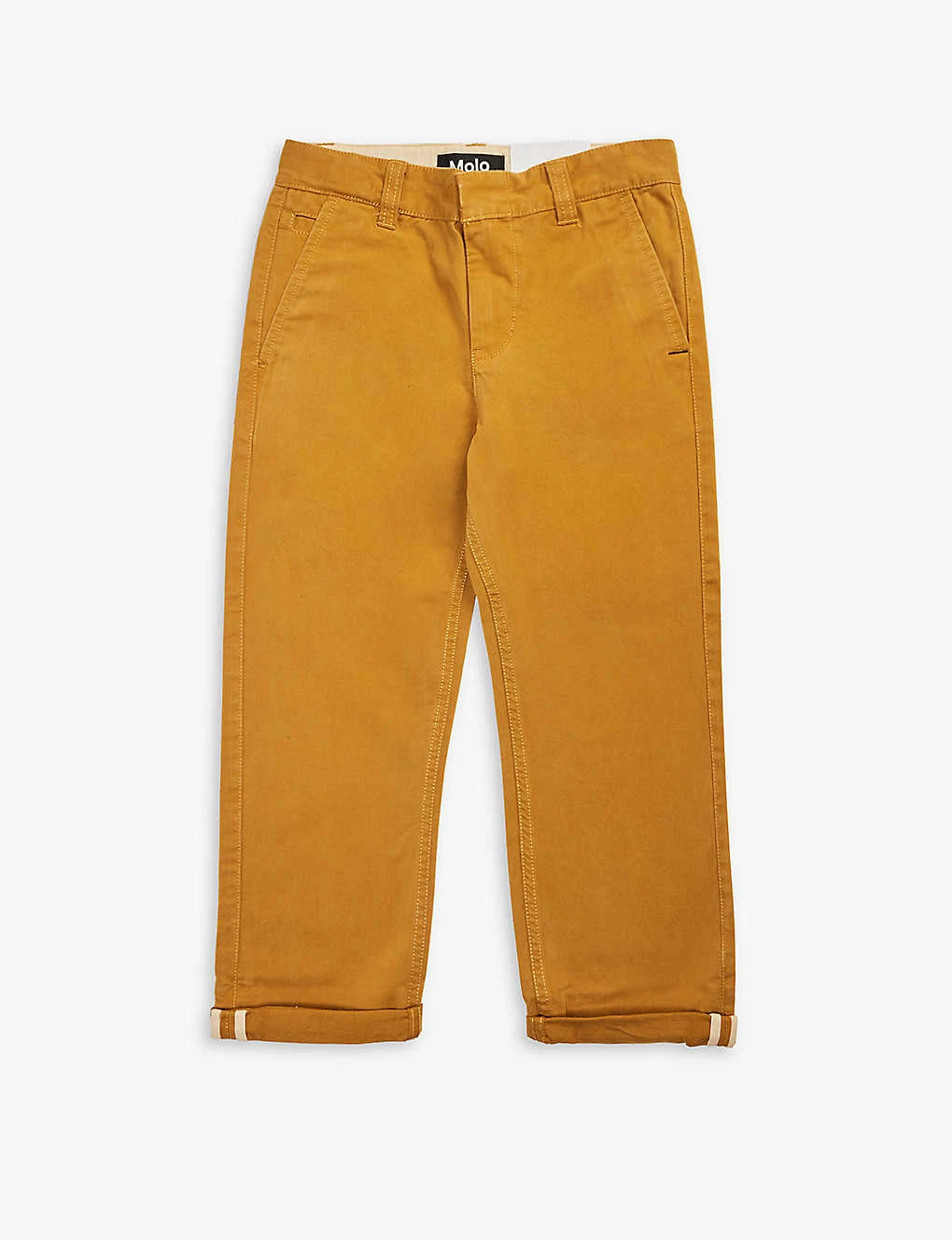 Molo Ace Brand-patch Cotton-twill Trousers 4-10 Years 1 Molo Ace Brand-patch Cotton-twill Trousers 4-10 Years