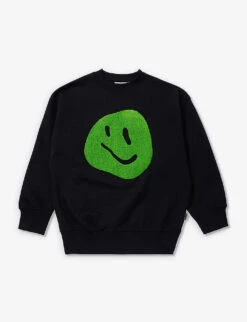 Molo Smiley-motif Cotton-blend Sweatshirt 4-10 Years