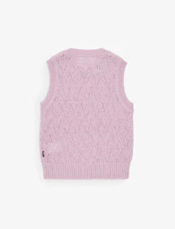 Molo Greta Cut-out Stretch-knit Vest 3-12 Years -Selfridges Store R04184125 ALPINEGLOW ALT02