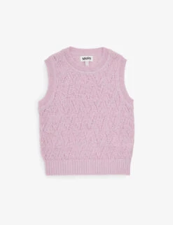 Molo Greta Cut-out Stretch-knit Vest 3-12 Years