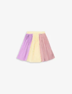Molo Bess Pleated Crepe Skirt 3-12 Years