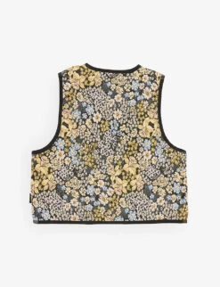 Molo Hilma Floral-embroidered Woven Gilet 3-12 Years 5 Molo Hilma Floral-embroidered Woven Gilet 3-12 Years -Selfridges Store R04184140 FLOWERY ALT02
