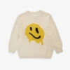 Molo Bello Blurred-smile Knitted Cotton-blend Jumper 3-10 Years