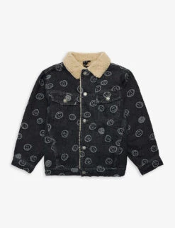 Molo Hiro Graphic-print Denim Jacket 4-10 Years