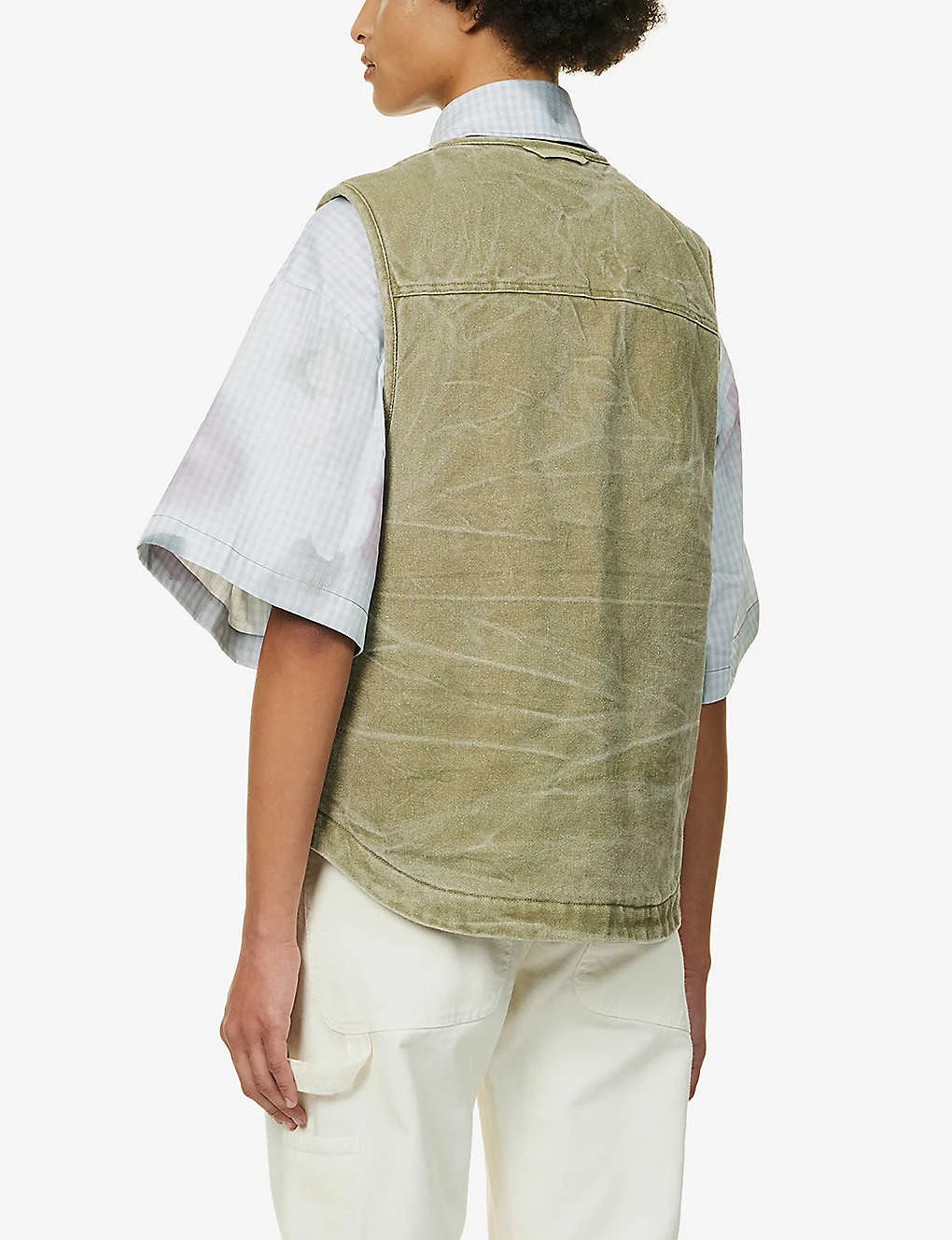 Acne Studios Ohady Face-patch Cotton-canvas Vest 4 Acne Studios Ohady Face-patch Cotton-canvas Vest - Image 4