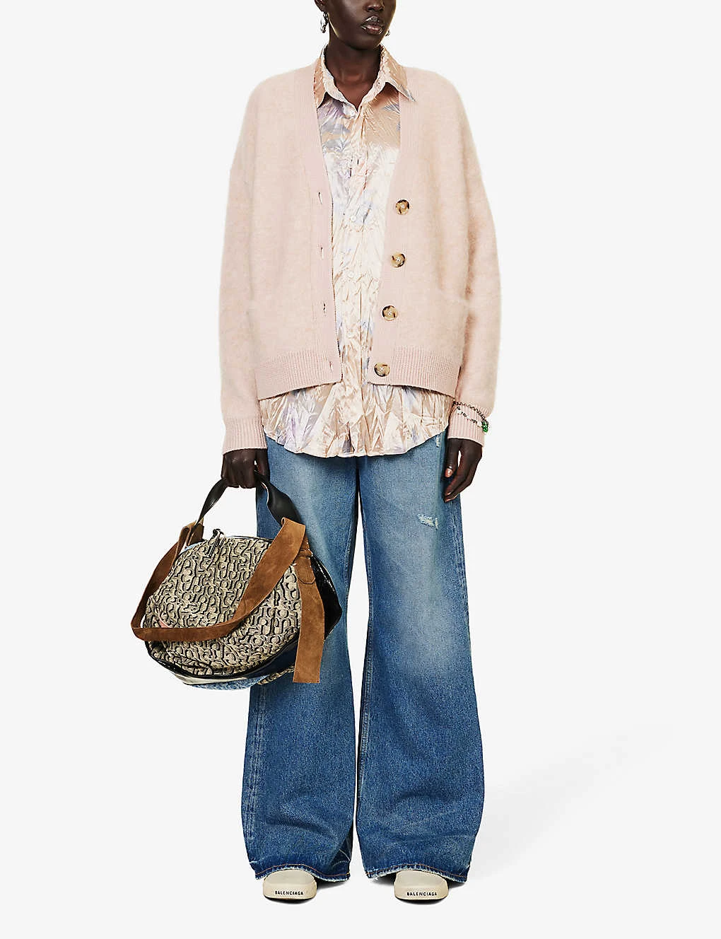 Acne Studios Rives Relaxed-fit Mohair Wool-blend Cardigan 2 Acne Studios Rives Relaxed-fit Mohair Wool-blend Cardigan - Image 2