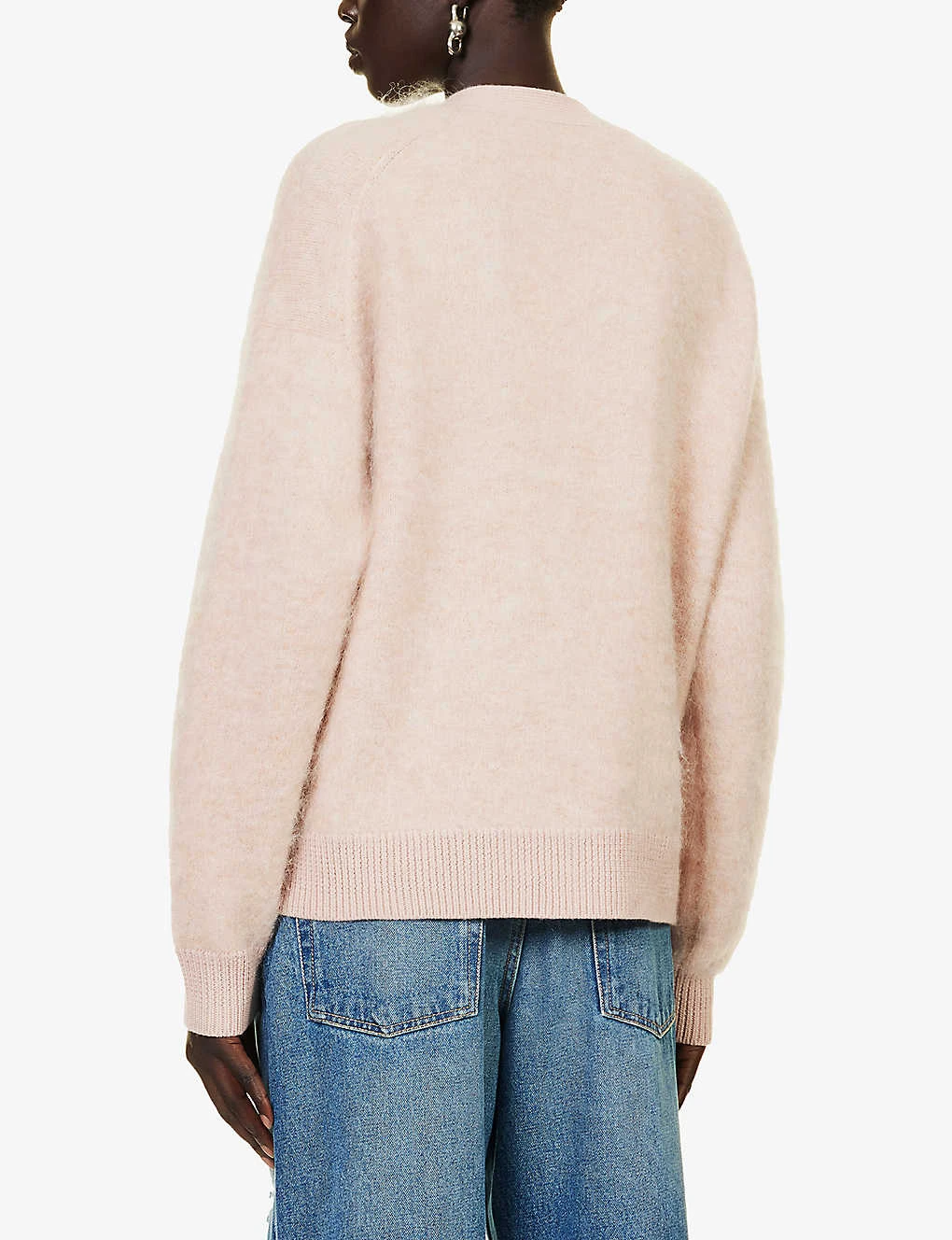 Acne Studios Rives Relaxed-fit Mohair Wool-blend Cardigan 4 Acne Studios Rives Relaxed-fit Mohair Wool-blend Cardigan - Image 4