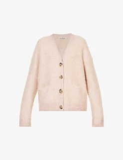 Acne Studios Rives Relaxed-fit Mohair Wool-blend Cardigan