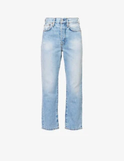 Acne Studios Mece Straight-leg High-rise Vintage-wash Jeans