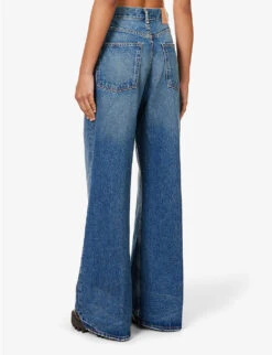 Acne Studios 2022 Wide-leg High-rise Relaxed-fit Jeans 9 Acne Studios 2022 Wide-leg High-rise Relaxed-fit Jeans -Selfridges Store R04185165 MIDBLUE ALT03