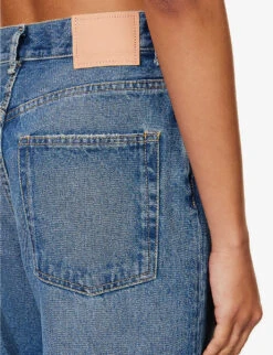 Acne Studios 2022 Wide-leg High-rise Relaxed-fit Jeans 11 Acne Studios 2022 Wide-leg High-rise Relaxed-fit Jeans -Selfridges Store R04185165 MIDBLUE ALT05
