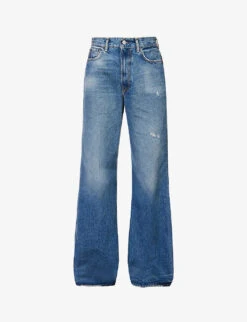 Acne Studios 2022 Wide-leg High-rise Relaxed-fit Jeans