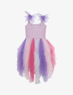 Tutu Du Monde X Barbie Springs Tutu Embroidered Woven Dress 4-11 Years -Selfridges Store R04186200 PURPLECHARMMIX ALT02