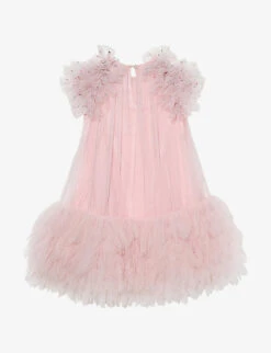 Tutu Du Monde X Barbie Flori Layered Tulle Dress 4-11 Years -Selfridges Store R04186205 PINKLIFE ALT02