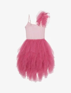 Tutu Du Monde X Barbie Love Embroidered Woven Dress 4-11 Years -Selfridges Store R04186207 PINKLIFEMIX ALT02