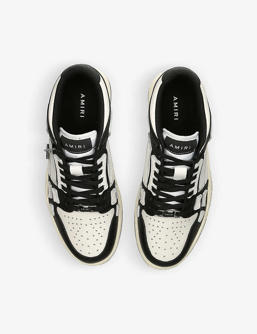 Amiri Skel Panelled Leather Low-top Trainers 2 Amiri Skel Panelled Leather Low-top Trainers - Image 2