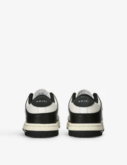 Amiri Skel Panelled Leather Low-top Trainers 7 Amiri Skel Panelled Leather Low-top Trainers -Selfridges Store R04186295 BLKWHITE ALT03