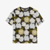 Ted Baker Florid Floral-print Short-sleeve Cotton T-shirt