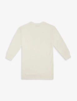 MOSCHINO Bear And Heart-print Stretch-cotton Dress 4-14 Years 5 MOSCHINO Bear And Heart-print Stretch-cotton Dress 4-14 Years -Selfridges Store R04187103 CLOUD ALT02