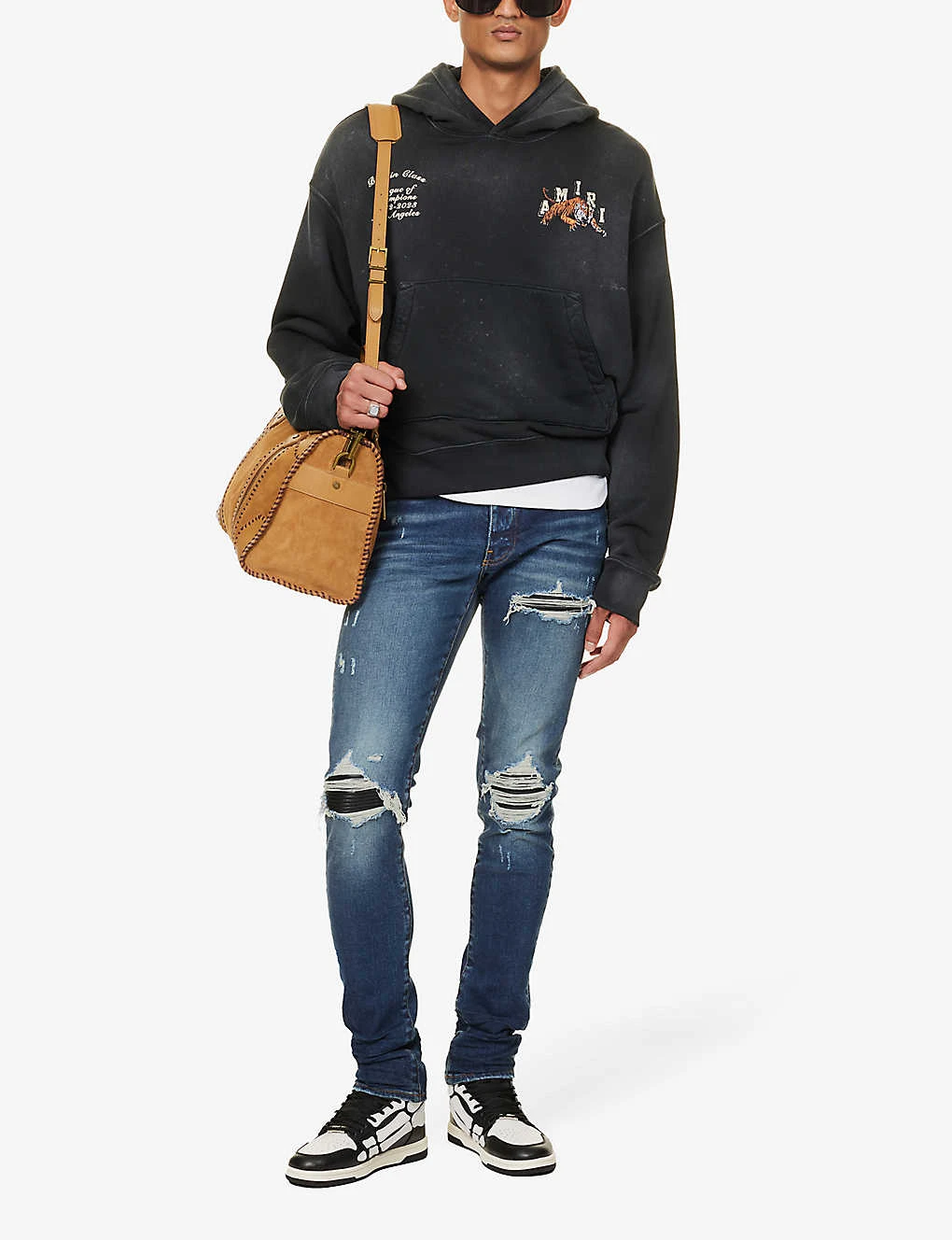 Amiri Tiger Graphic-print Cotton-jersey Hoody 2 Amiri Tiger Graphic-print Cotton-jersey Hoody - Image 2