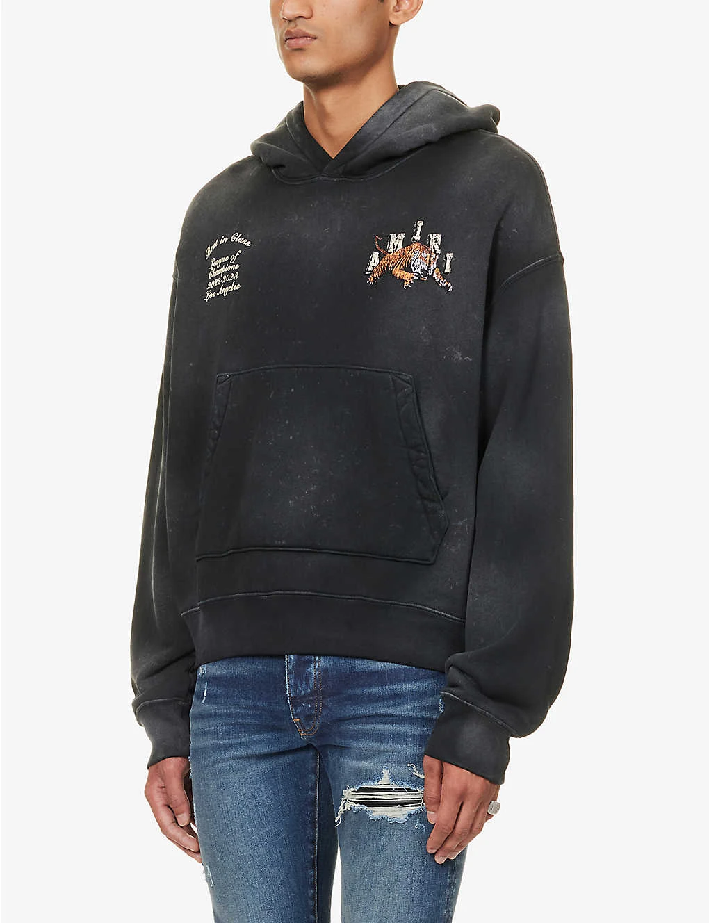Amiri Tiger Graphic-print Cotton-jersey Hoody 3 Amiri Tiger Graphic-print Cotton-jersey Hoody - Image 3