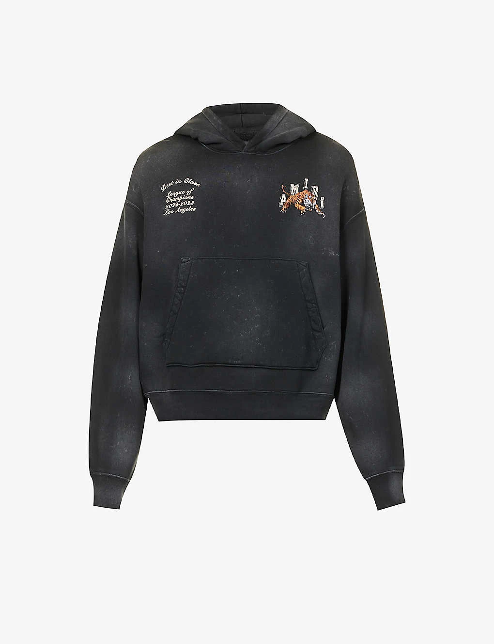 Amiri Tiger Graphic-print Cotton-jersey Hoody 1 Amiri Tiger Graphic-print Cotton-jersey Hoody