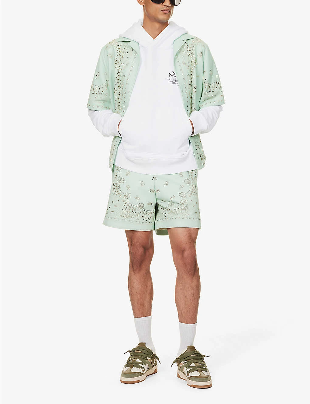 Amiri Arts District Graphic-print Cotton-jersey Hoody 2 Amiri Arts District Graphic-print Cotton-jersey Hoody - Image 2