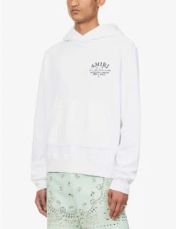 Amiri Arts District Graphic-print Cotton-jersey Hoody 8 Amiri Arts District Graphic-print Cotton-jersey Hoody -Selfridges Store R04188171 WHITE ALT02
