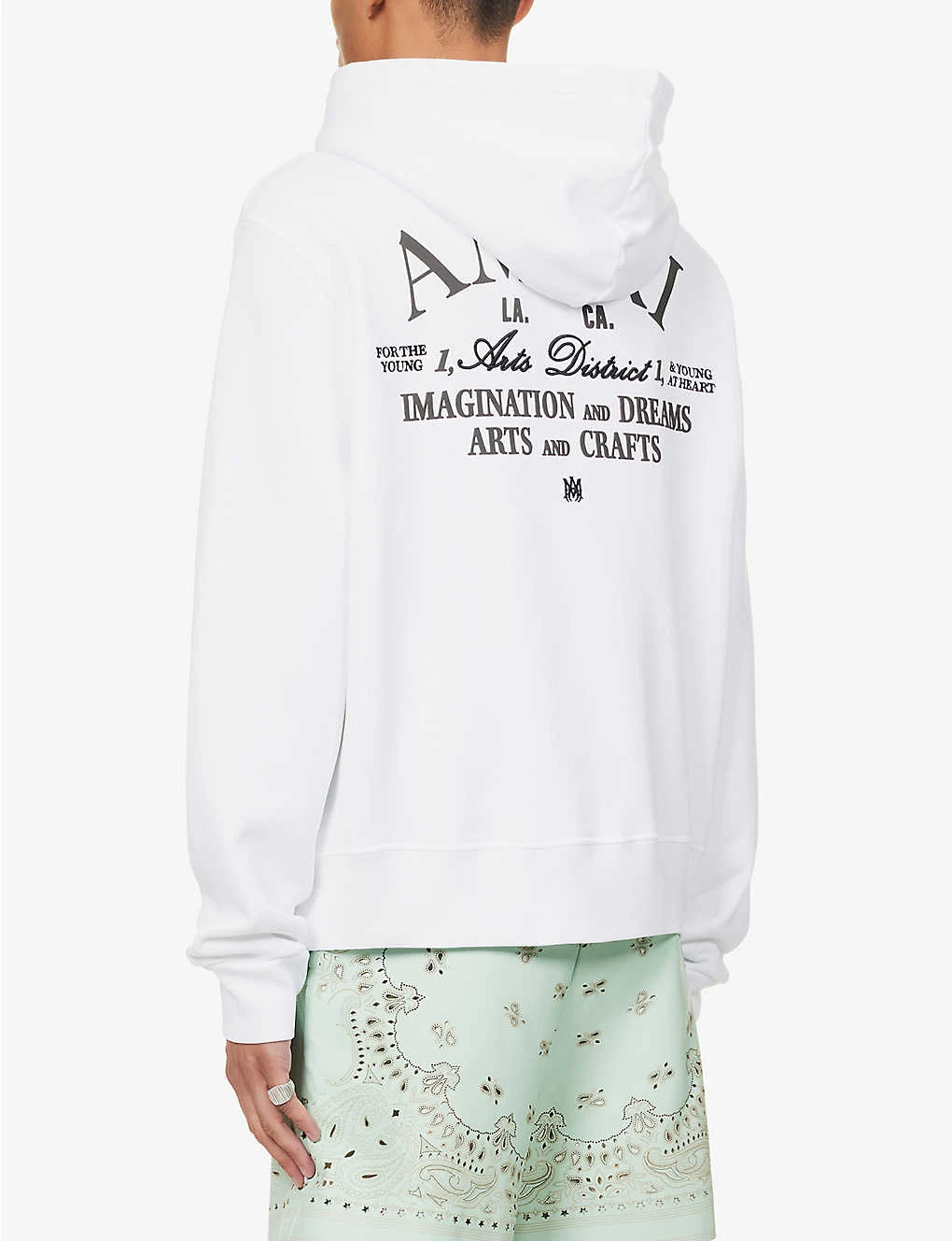 Amiri Arts District Graphic-print Cotton-jersey Hoody 4 Amiri Arts District Graphic-print Cotton-jersey Hoody - Image 4