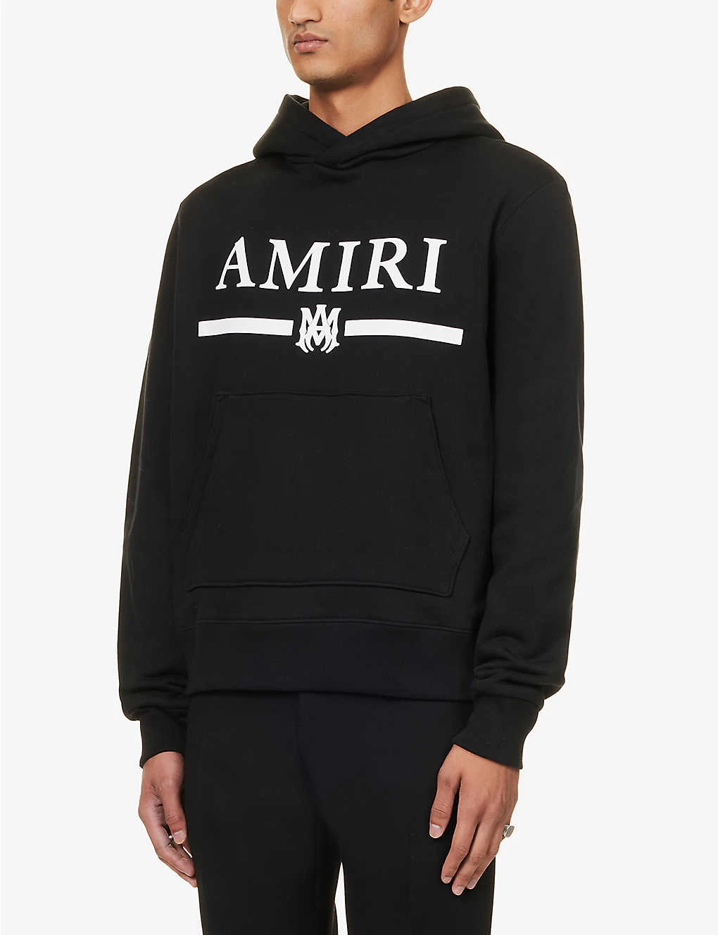 Amiri Bar Graphic-print Cotton-jersey Hoody 3 Amiri Bar Graphic-print Cotton-jersey Hoody - Image 3