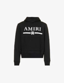 Amiri Bar Graphic-print Cotton-jersey Hoody