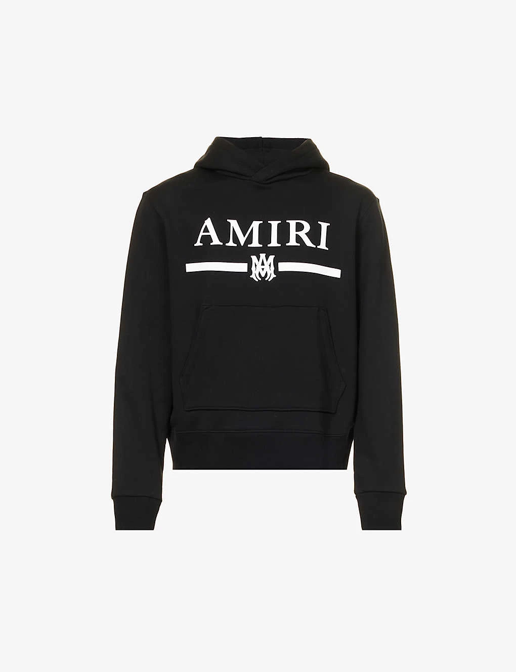Amiri Bar Graphic-print Cotton-jersey Hoody 1 Amiri Bar Graphic-print Cotton-jersey Hoody