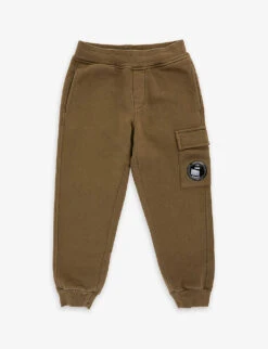 Basic Ribbed-trim Cotton-jersey Jogging Bottoms 4-14 Years