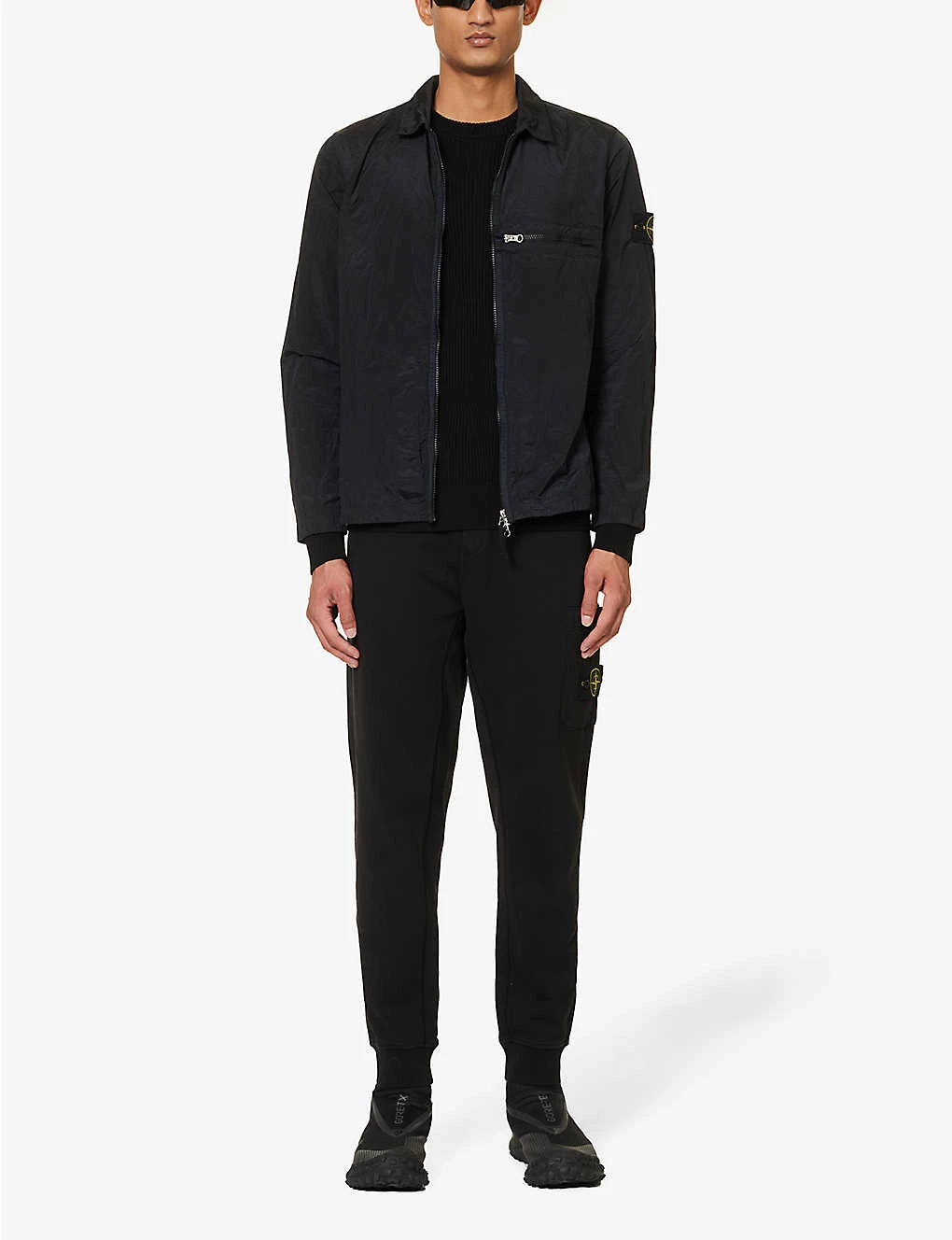 Stone Island Brand-badge Crewneck Wool-knit Jumper 2 Stone Island Brand-badge Crewneck Wool-knit Jumper - Image 2