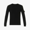 Stone Island Brand-badge Crewneck Wool-knit Jumper