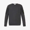 Stone Island Arm-pocket Brand-patch Cotton-jersey Sweatshirt