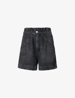 Isabel Marant Etoile Titea Elasticated-waistband Denim Shorts