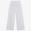 Ted Baker Lucihh Pleated Wide-leg Mid-rise Linen Trousers