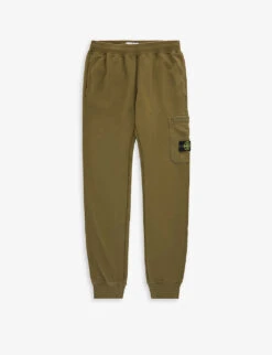 Stone Island Classic Logo-badge Cotton-jersey Jogging Bottoms 14 Years