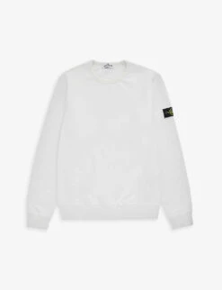 Stone Island Logo-embroidered Cotton-jersey Sweatshirt 14 Years