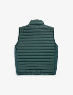 Stone Island Logo-badge Shell Down Gilet 14 Years -Selfridges Store R04189755 BOTTLEGREEN ALT02