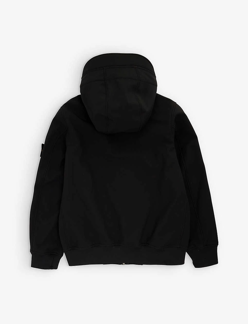 Stone Island Logo-badge Zip-up Stretch-shell hooded Jacket 6-12 Years 3 Stone Island Logo-badge Zip-up Stretch-shell hooded Jacket 6-12 Years - Image 3