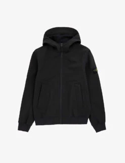Stone Island Logo-badge Hooded Stretch-shell Jacket 14 Years
