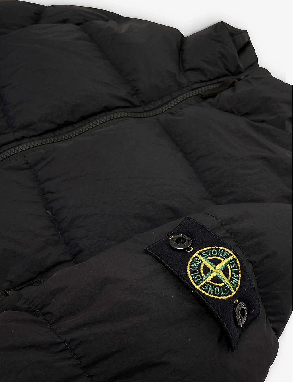 Stone Island Logo-badge Padded Shell-down Jacket 6-12 Years 2 Stone Island Logo-badge Padded Shell-down Jacket 6-12 Years - Image 2