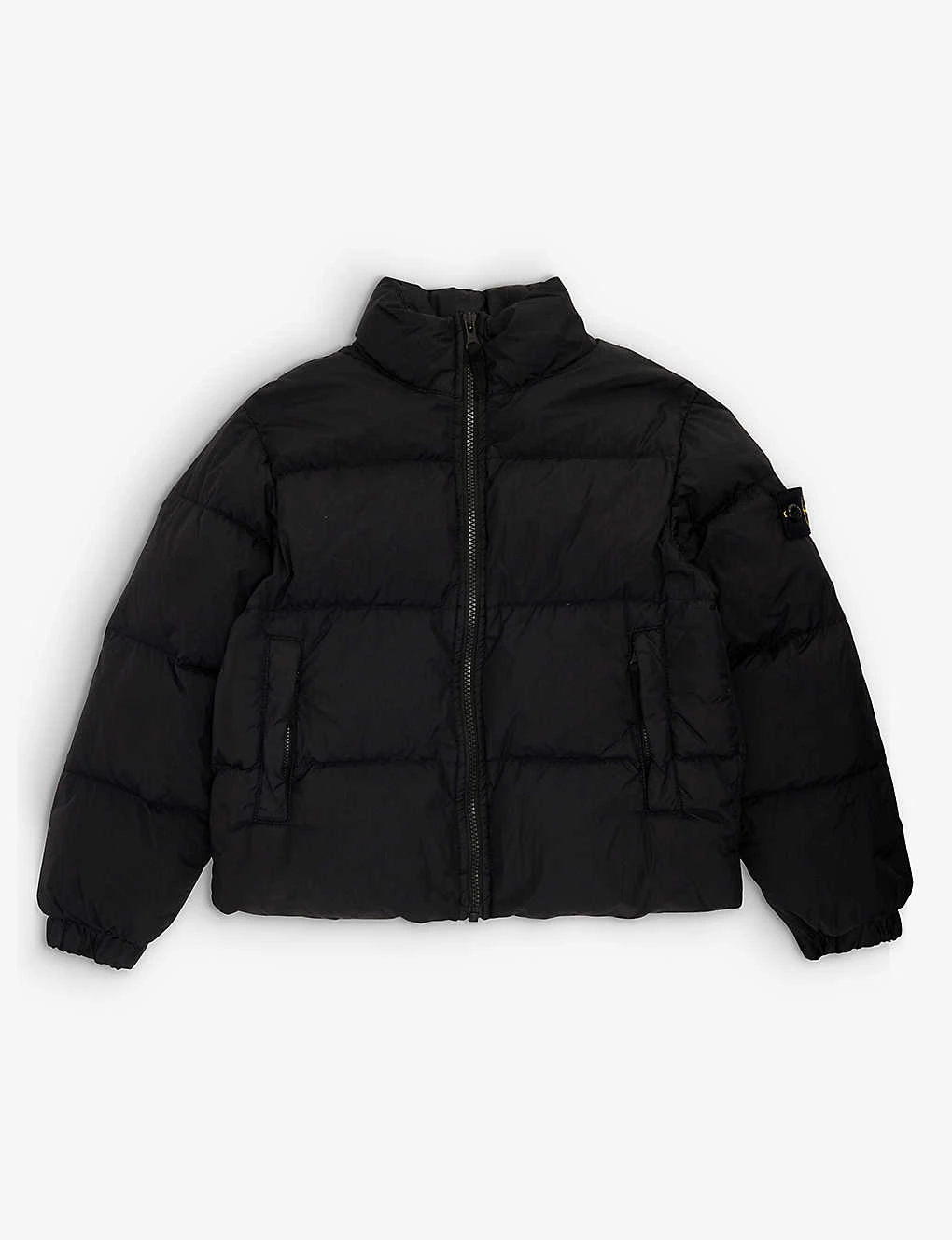 Stone Island Logo-badge Padded Shell-down Jacket 6-12 Years 1 Stone Island Logo-badge Padded Shell-down Jacket 6-12 Years