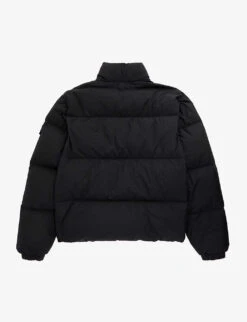 Stone Island Logo-badge Padded Shell Jacket 14 Years -Selfridges Store R04189761 BLACK ALT02